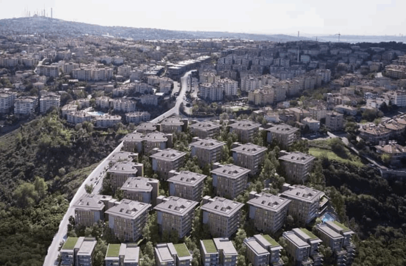 NEF RESERVE KANDİLLİ SİTESİ’NDE BOĞAZ MANZARALI SATILIK  3+1  DAİRE