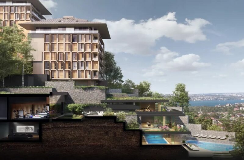 NEF RESERVE KANDİLLİ SİTESİ’NDE BOĞAZ MANZARALI SATILIK  3+1  DAİRE