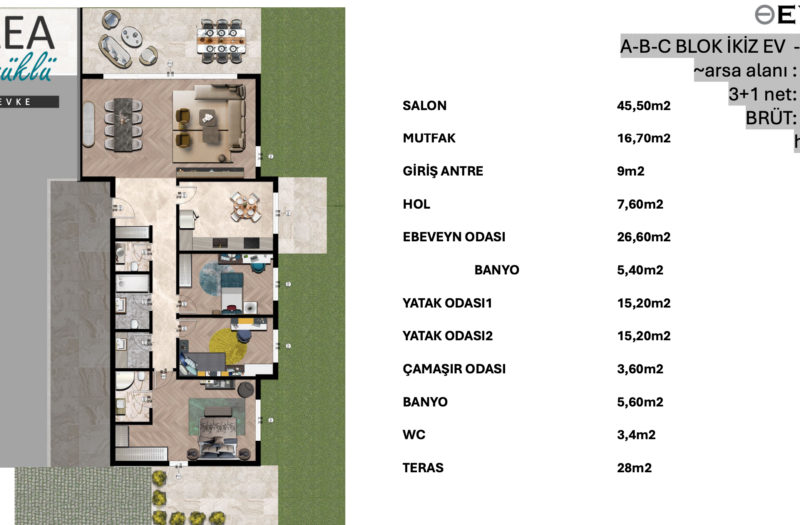 OLEA GÖYNÜKLÜ BY EVKE