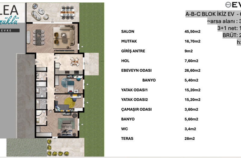 OLEA GÖYNÜKLÜ BY EVKE