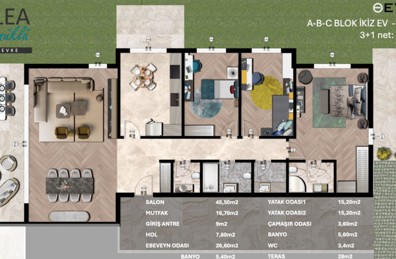 OLEA GÖYNÜKLÜ BY EVKE